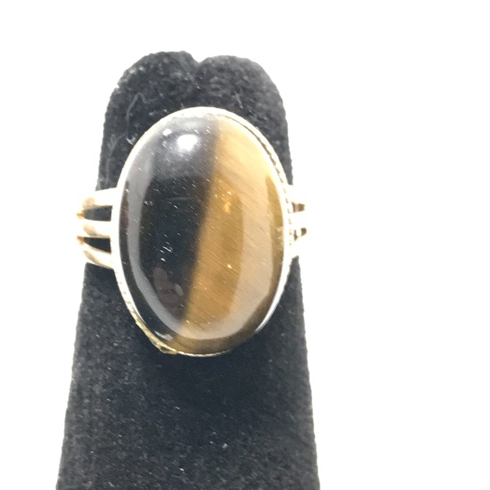Tigereye Sizeable Silver Ring